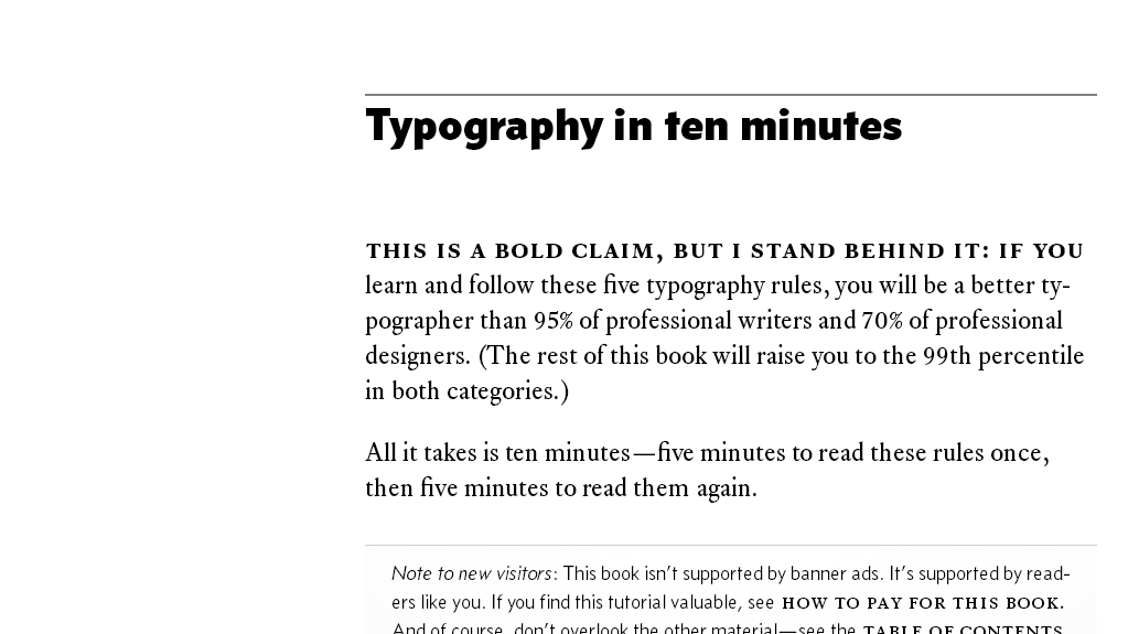 Practical Typography