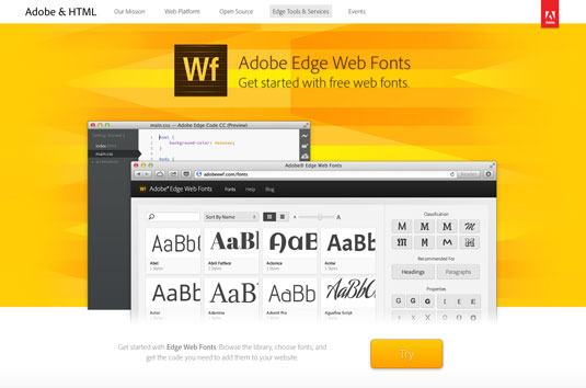 Adobe Edge Web Fonts